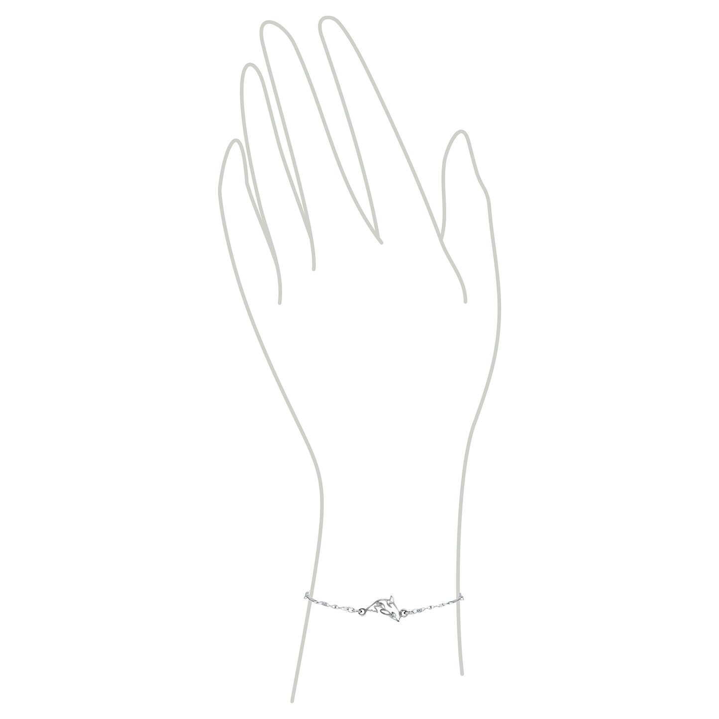 Orca Whale Z04-B Bracelet