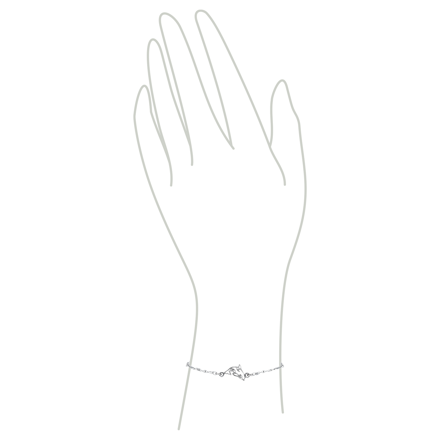 Orca Whale Z04-B Bracelet