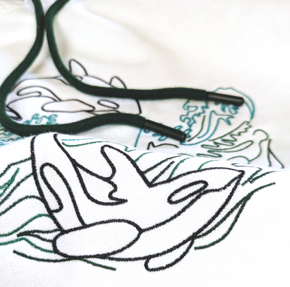 Unisex Orca Whale Z01 Hoodie