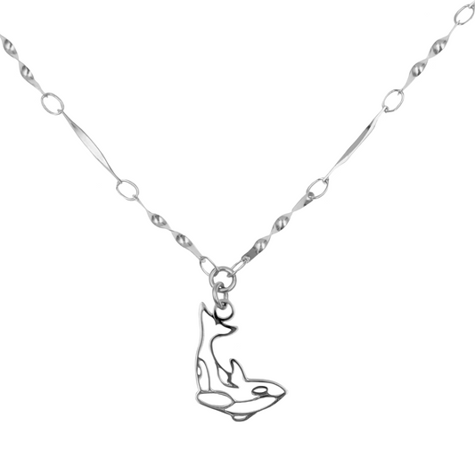Orca Whale Z04-A Necklace