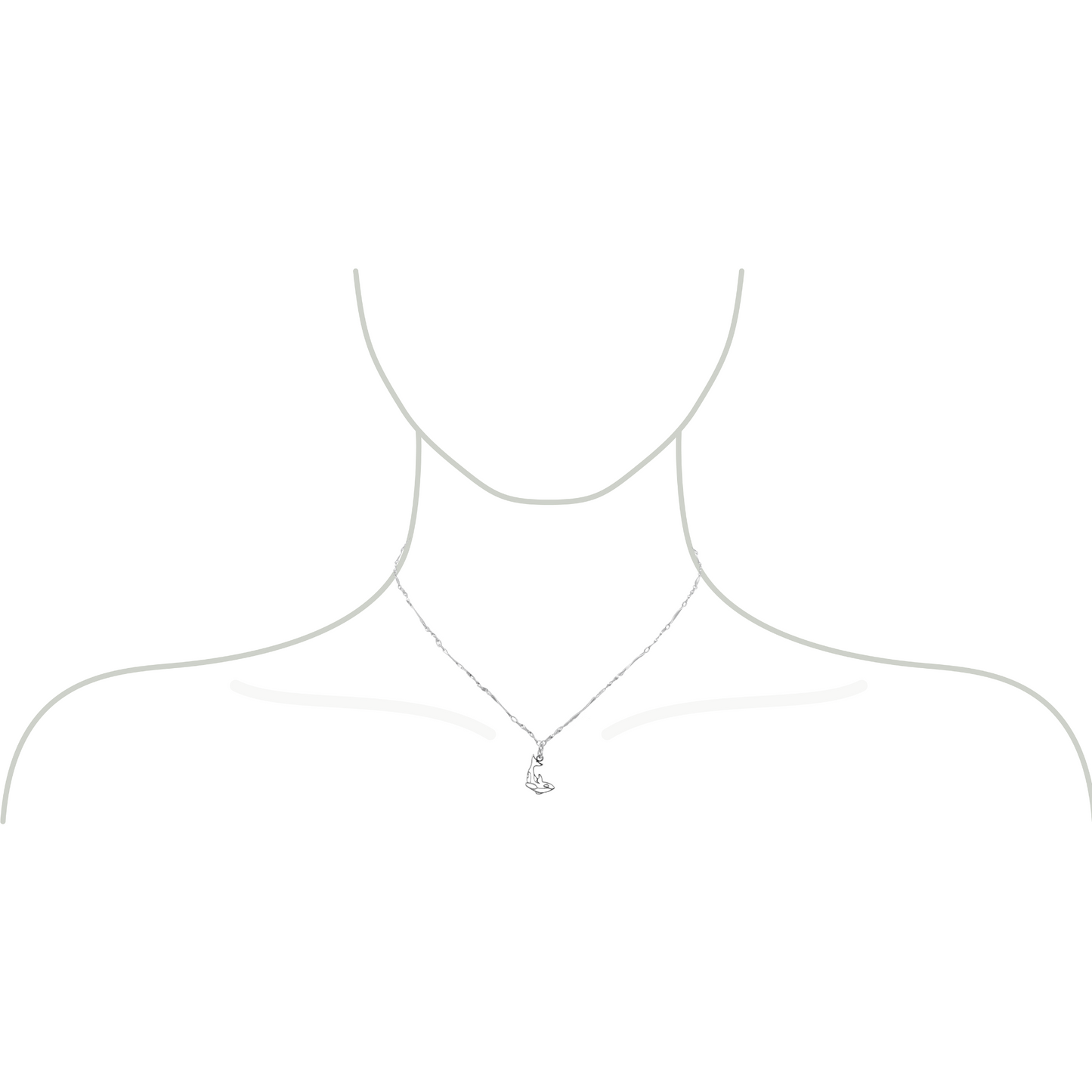 Orca Whale Z04-A Necklace