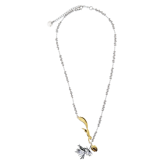 Squirrel & Pine Forest Z06-A Necklace